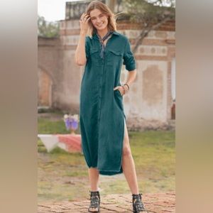 Rag and Bone Women’s Bernadette Maxi Dress Size M Color Jade
